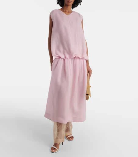 Khaite Loop 75 embellished leather sandals 3