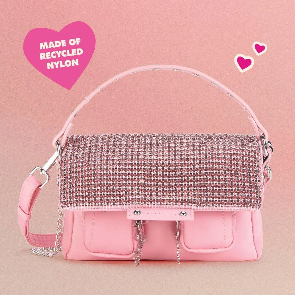 Núnoo Núnoo Women's x Barbie Small Honey Crystal Bag - Pink 1