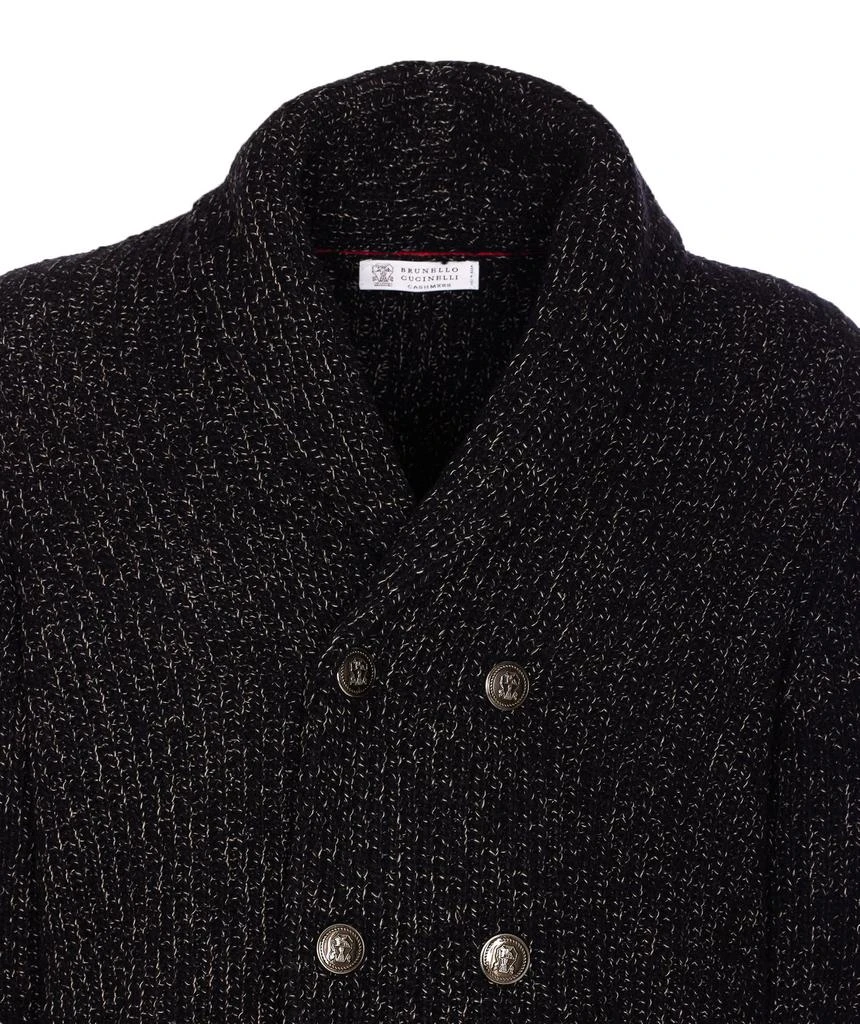 Brunello Cucinelli Brunello Cucinelli Long-Sleeved Double-Breasted Cardigan 4