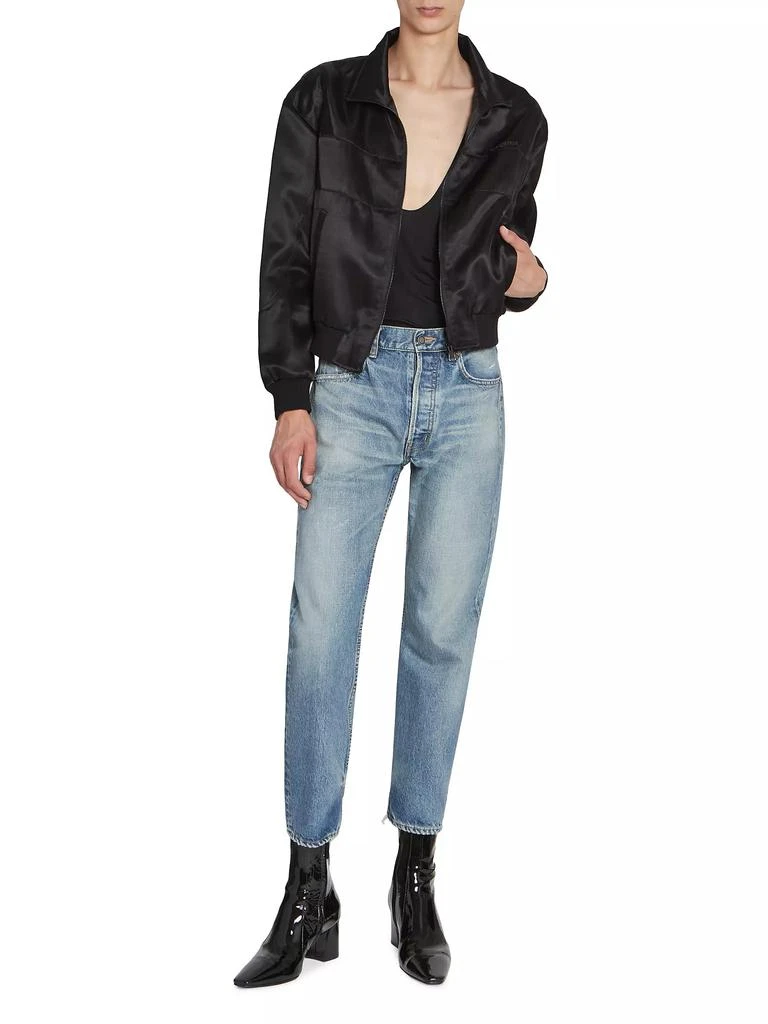 Yves Saint Laurent Mick Jeans In Charlotte Blue Denim 3