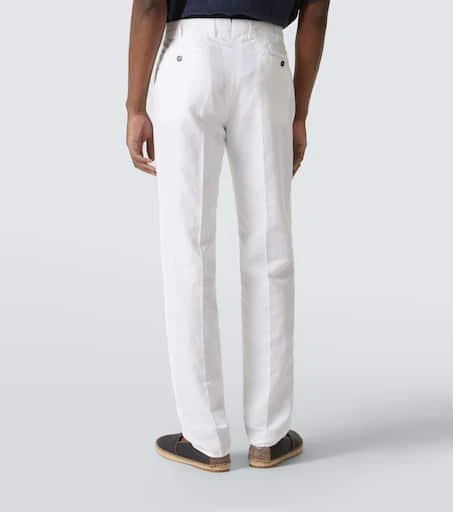 Incotex Ivory Linen and cotton suit 6