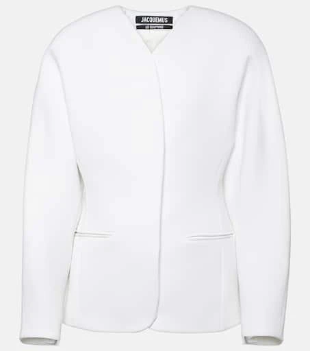 Jacquemus La Veste Ovalo cady jacket 1