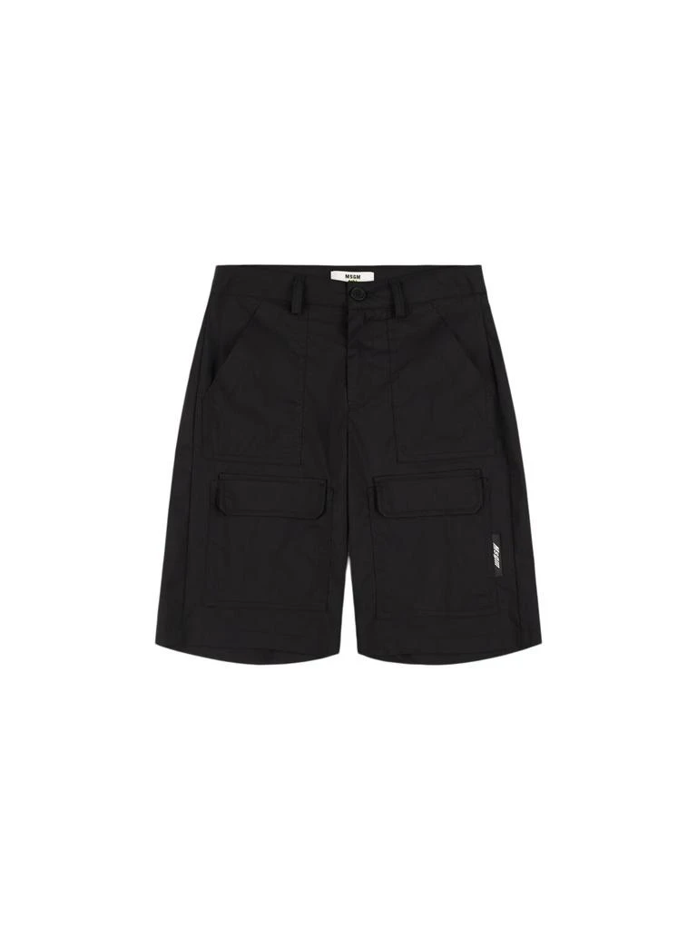 MSGM Cotton Blend Cargo Shorts 1