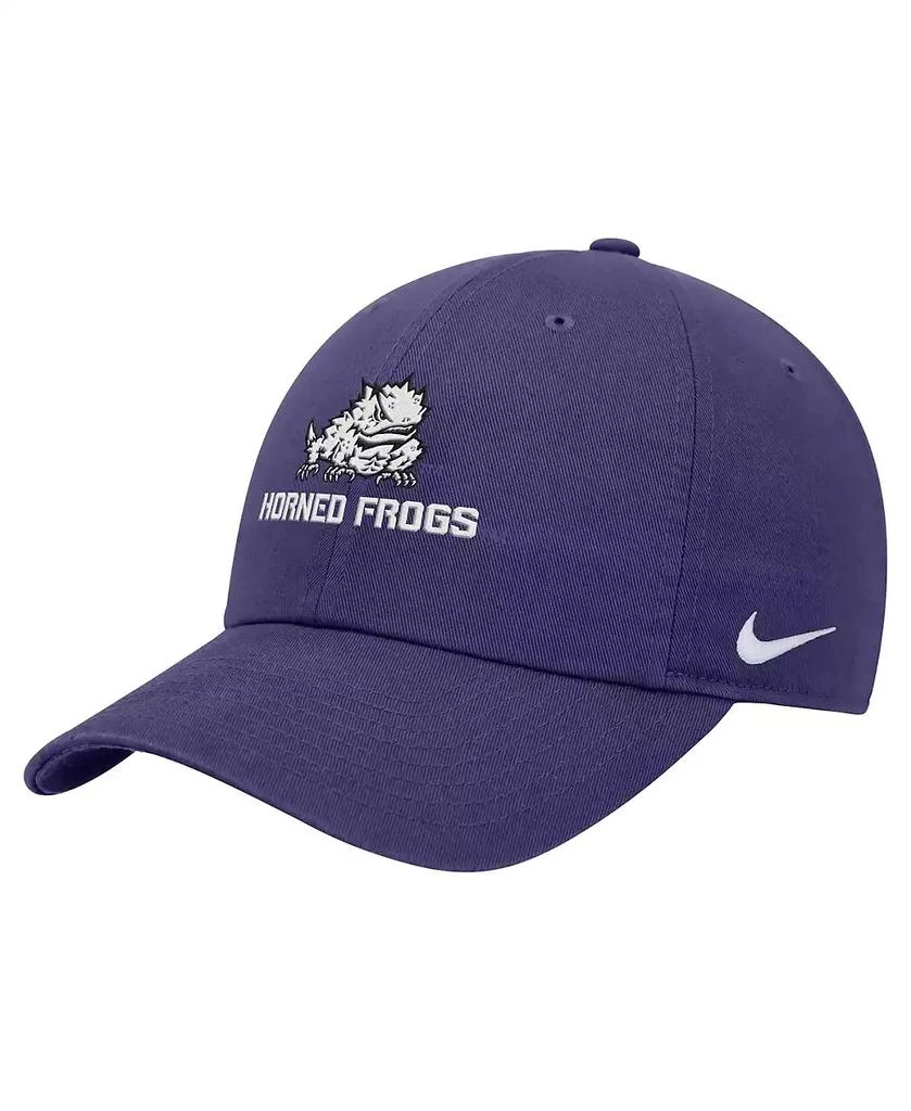 NIKE Men's Purple TCU Horned Frogs Club Adjustable Hat 1
