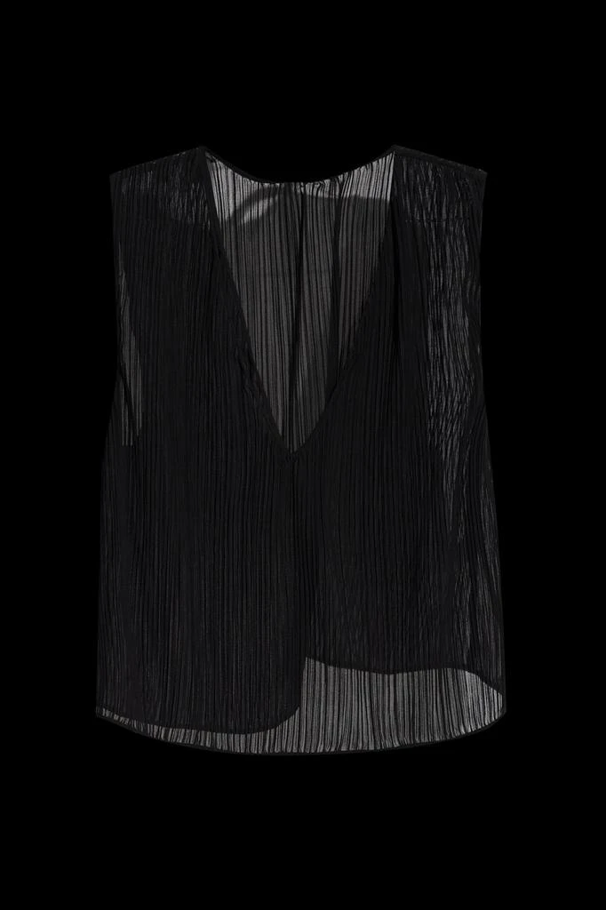 IRO Iro Calyssa V-Neck Pleated Top 1