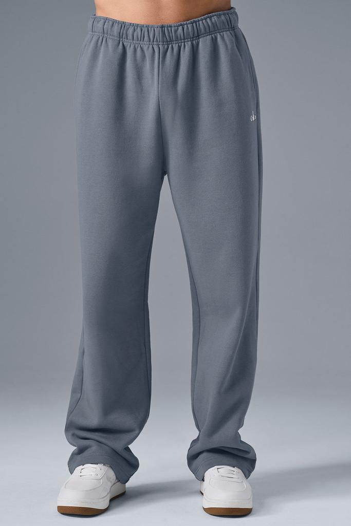 Alo Accolade Straight Leg Sweatpant - Steel Grey