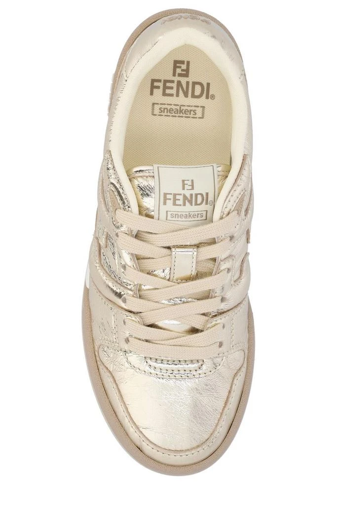 Fendi Fendi Metallic Low-Top Sneakers 4