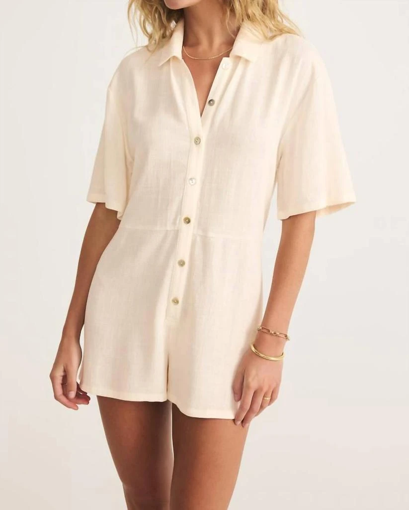 Z Supply Z Supply - Marcell Button Up Romper 1
