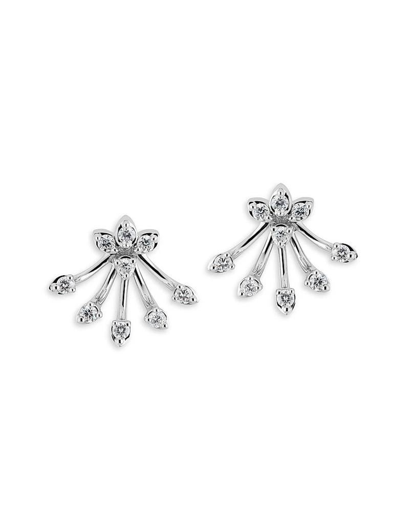 HUEB Luminus 18K White Gold 
Diamond Earrings 1
