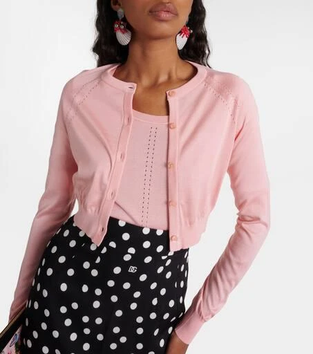 Dolce
Gabbana Capri cropped silk cardigan 5