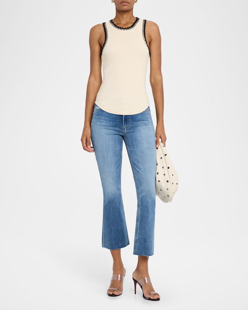 Cinq a Sept Lizzie Crochet-Trim Tank Top