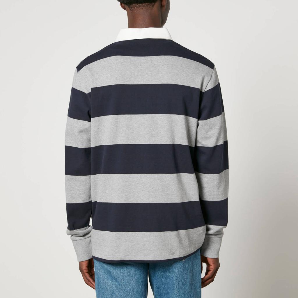 GANT GANT Shield Barstripe Heavy Rugger Cotton-Jersey Top