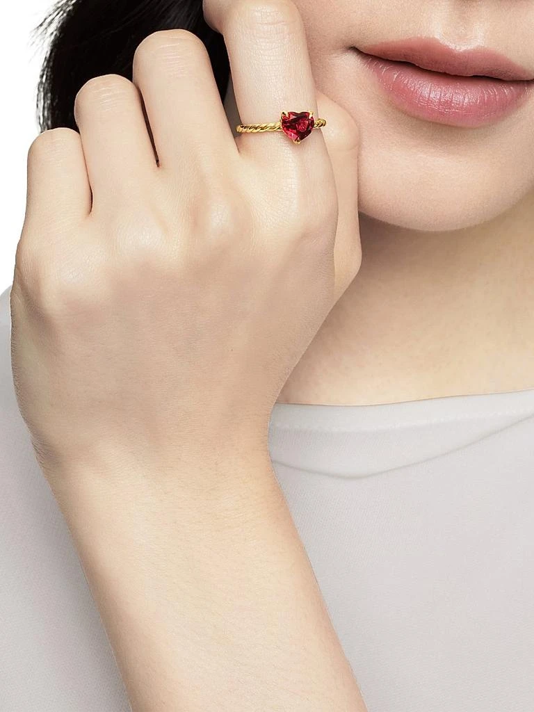 David Yurman Chatelaine Heart Ring in 18K Yellow Gold 2