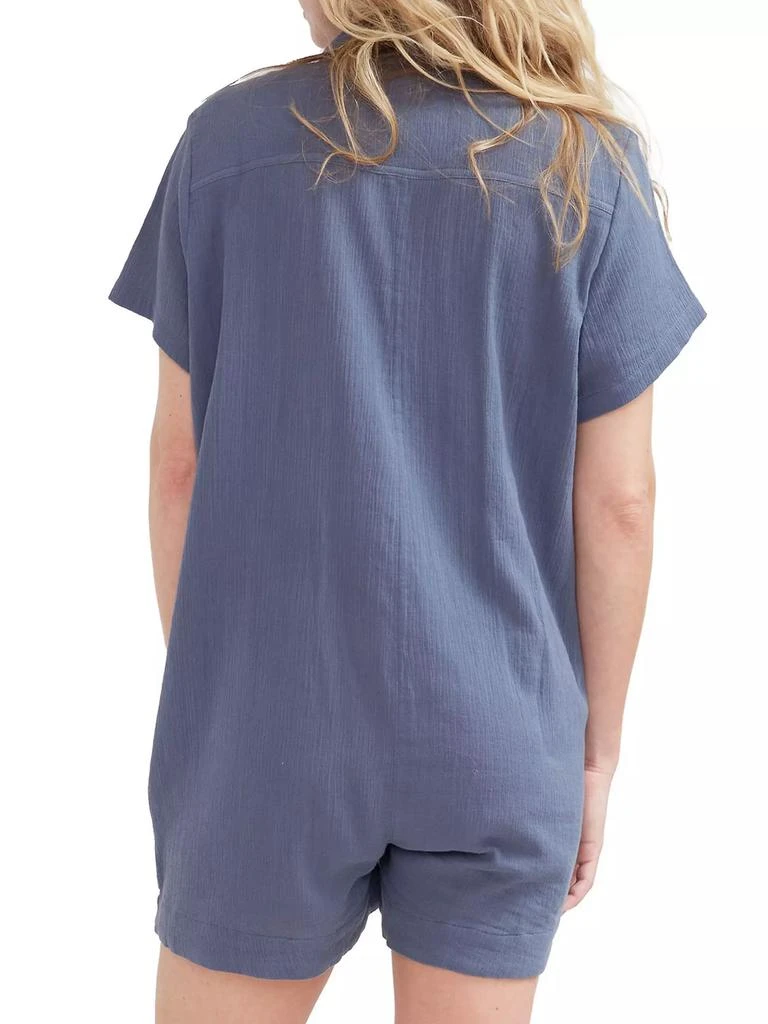 HATCH The Lenora Maternity Short Romper 3