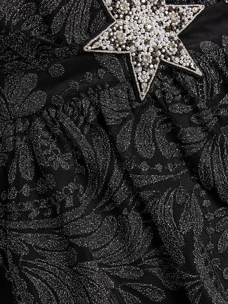 Saloni Jamie Paisley Tulle Minidress 7