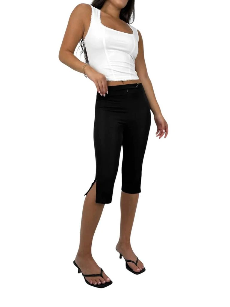 Et Clet Et Clet - High Rise Zipper Capri Pants 3