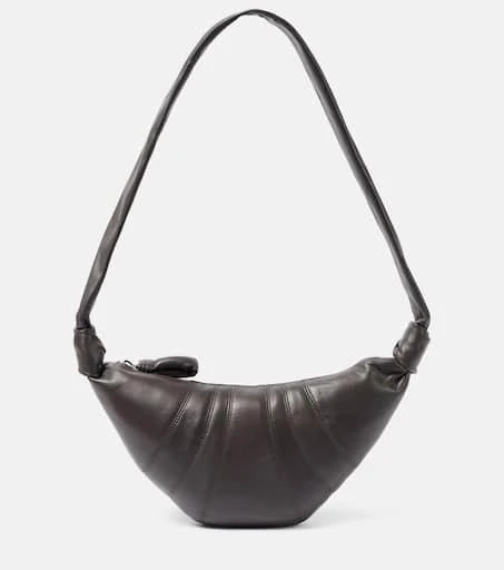 Lemaire Croissant Small leather shoulder bag 1