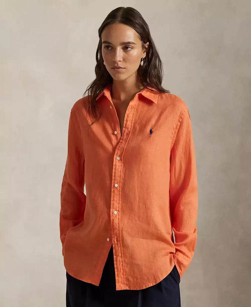 Ralph Lauren Women
s Classic-Fit Linen Shirt