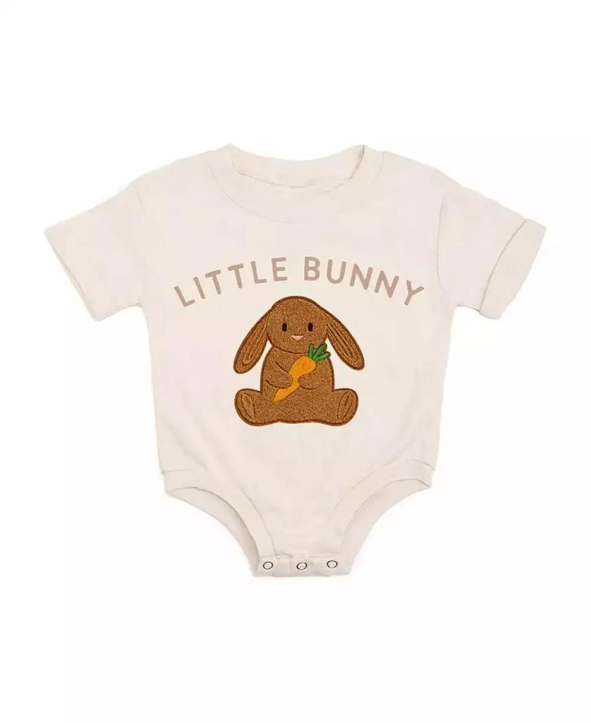 Sweet Wink Baby Boys Bunny Patch Easter Short Sleeve Romper