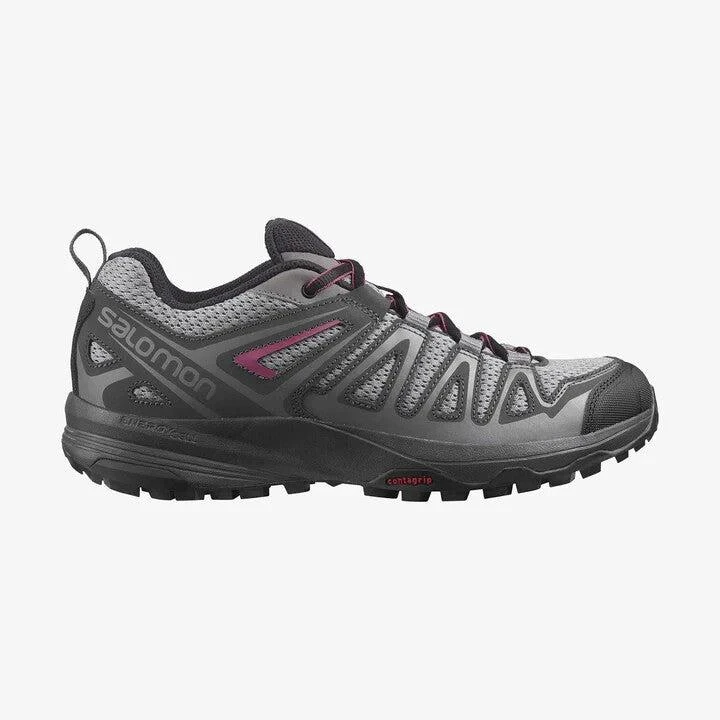 Salomon Salomon X Crest L40829600 Women's US 11 Alloy Ebony Malaga Hiking Shoes EEE3904 3