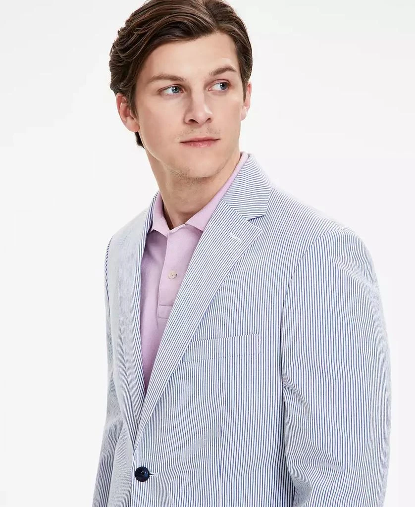 Tommy Hilfiger Men's Modern-Fit Seersucker Sport Coat 3