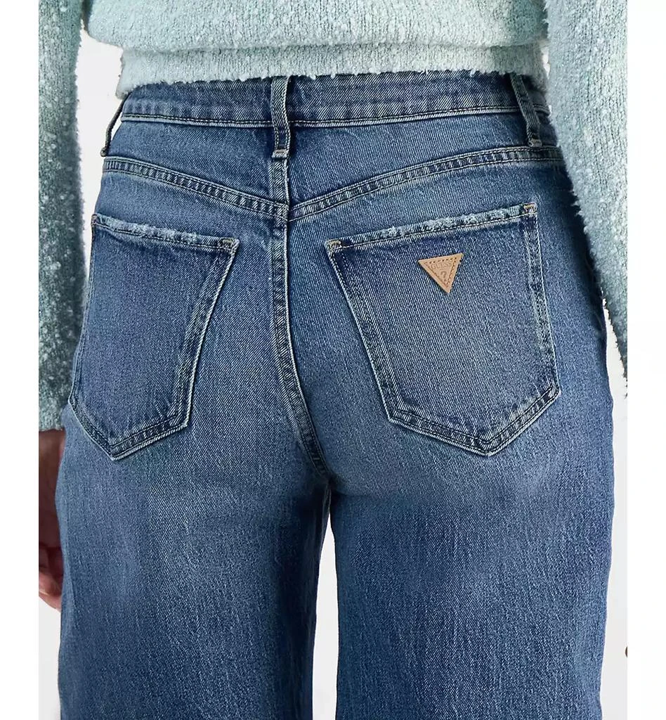 GUESS Women's High-Rise Tapered-Leg Jeans 6