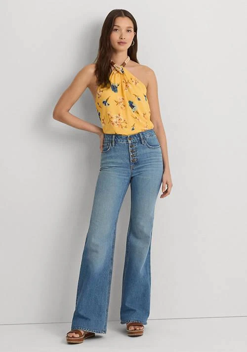 Ralph Lauren Ralph Lauren Floral Crinkle Georgette Halter Top 4