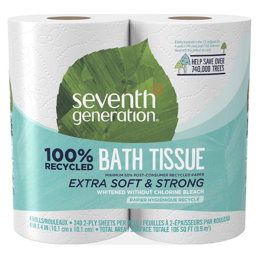 Seventh Generation White Toilet Paper 4 pk