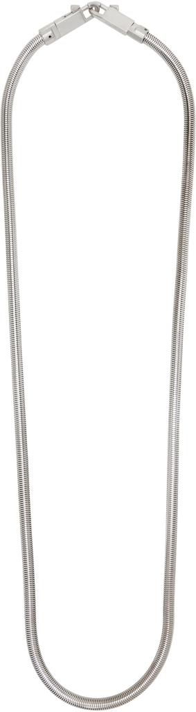 Rick Owens Silver Crystal Trunk Charm Necklace - Necklaces
