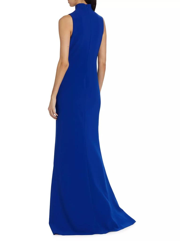 blue tweed mini dress Hadley Strapless Drop Waist Gown by Jewel Badgley Mischka main image 1