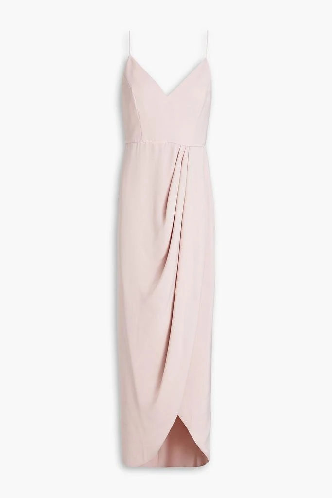 Shona Joy Draped satin midi dress 1