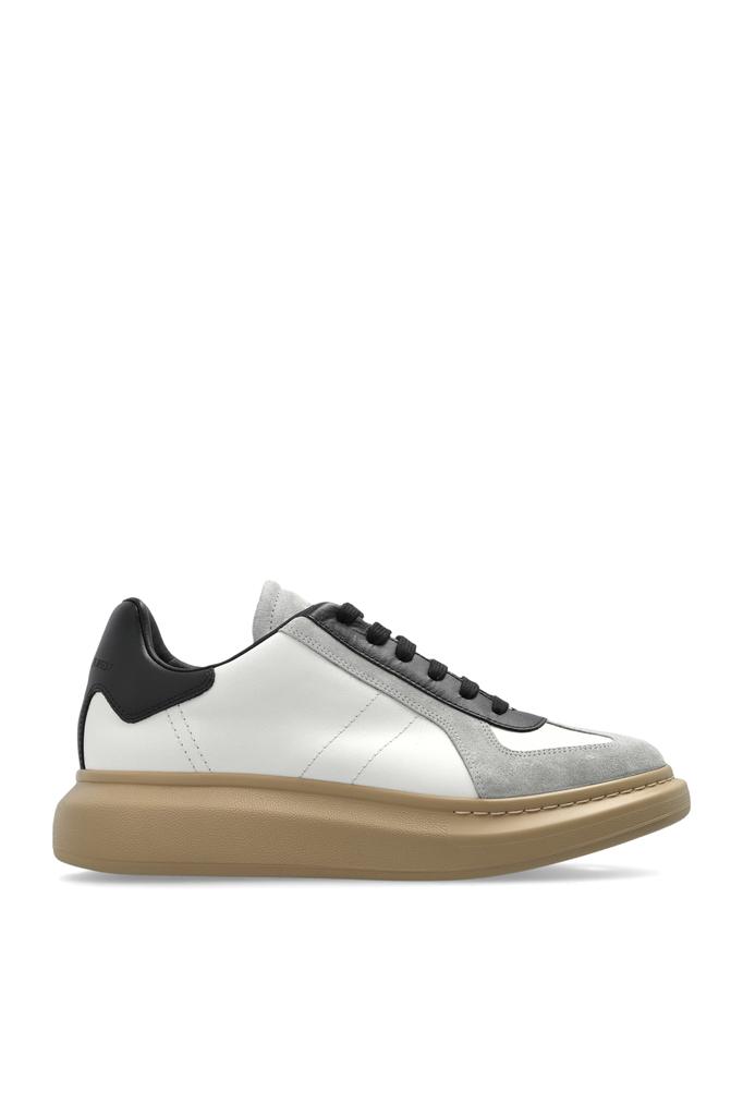 スニーカー Alexander Mcqueen White Leather Sneakers With Orange Leather Alexander McQueen White leather sneakers with orange leather
