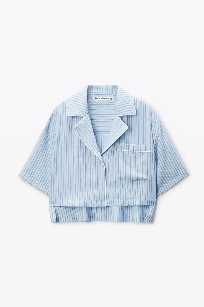 Alexander Wang Blue Pajama-Style Shirt 2