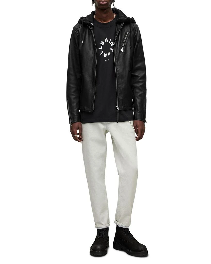 ALL SAINTS Harwood Leather Jacket 6
