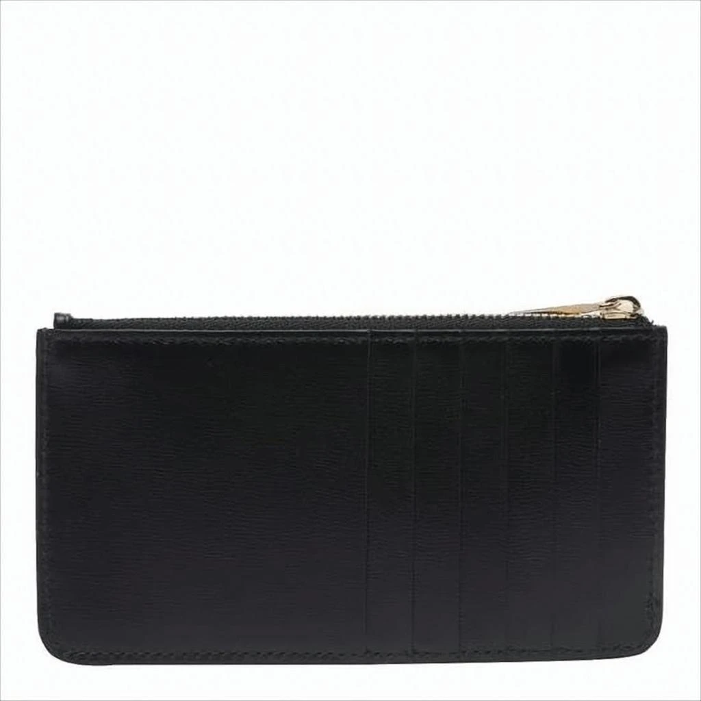 Salvatore Ferragamo Rectangular Black Calf Leather Wallet With Gancini Logo 2