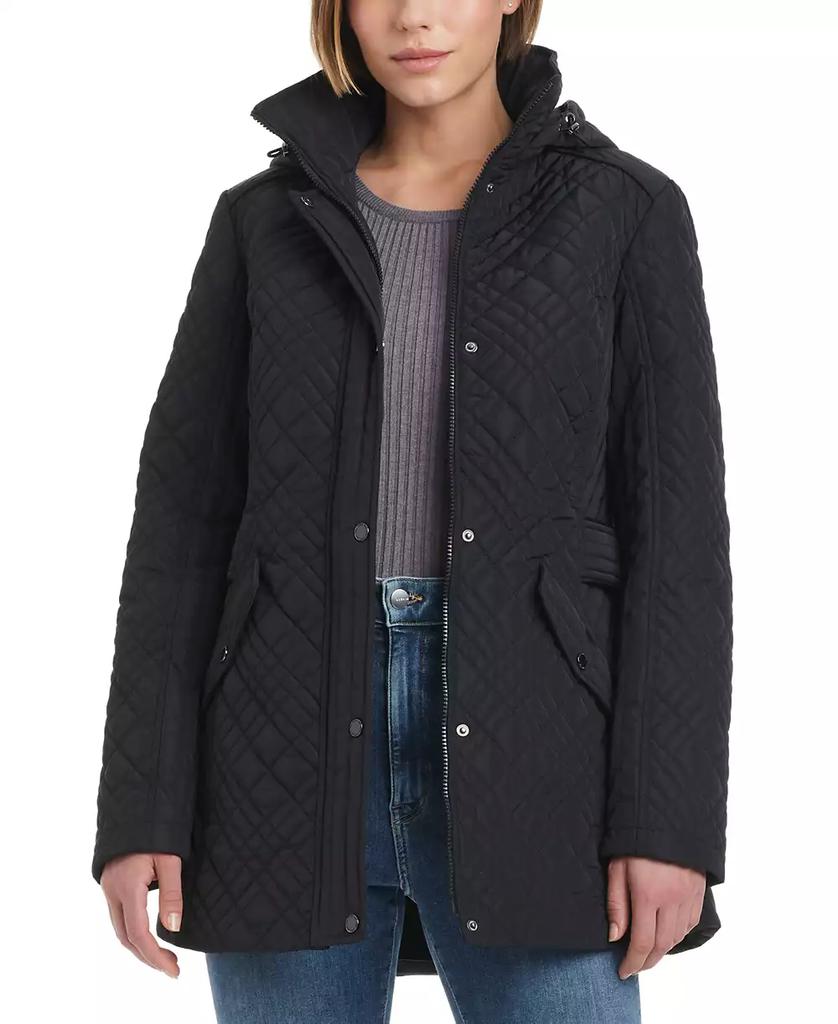Women's Hooded Stand-Collar Quilted Coat – On Sale Now with