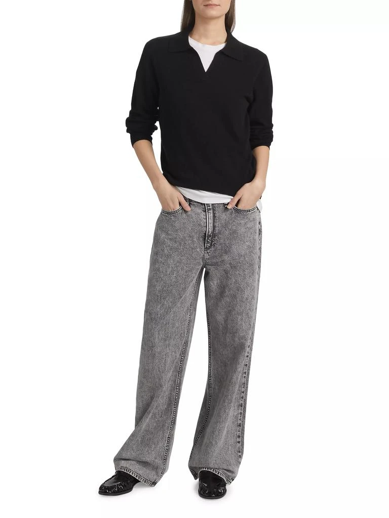 Rag & Bone Featherweight Logan Wide-Leg Jeans 2