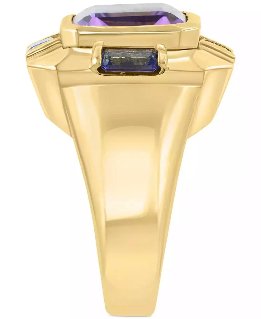 Effy EFFY® Amethyst (5 ct. t.w.) 
Tanzanite (2-1/2 ct. t.w.) Statement Ring in 14k Gold-Plated Sterling Silver 3