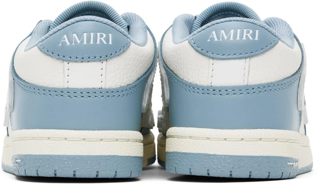 AMIRI Kids Blue & White Skel-Top Low Sneakers 2
