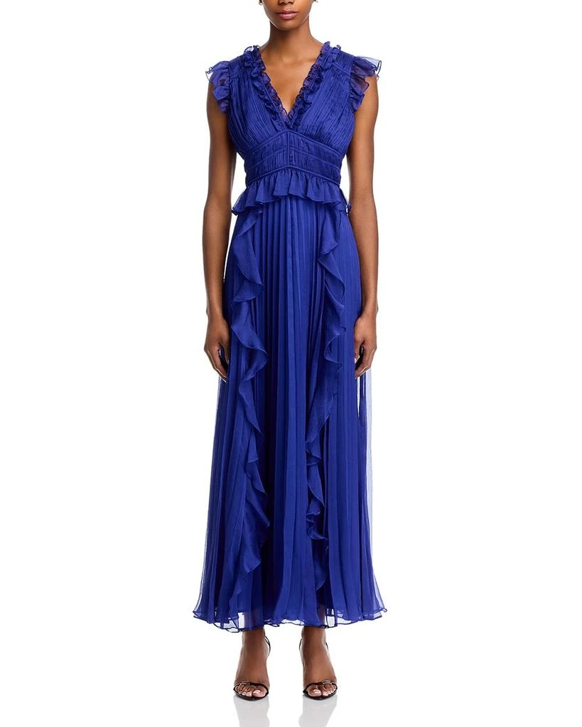 AQUA Flutter Maxi Dress - Exclusive 7