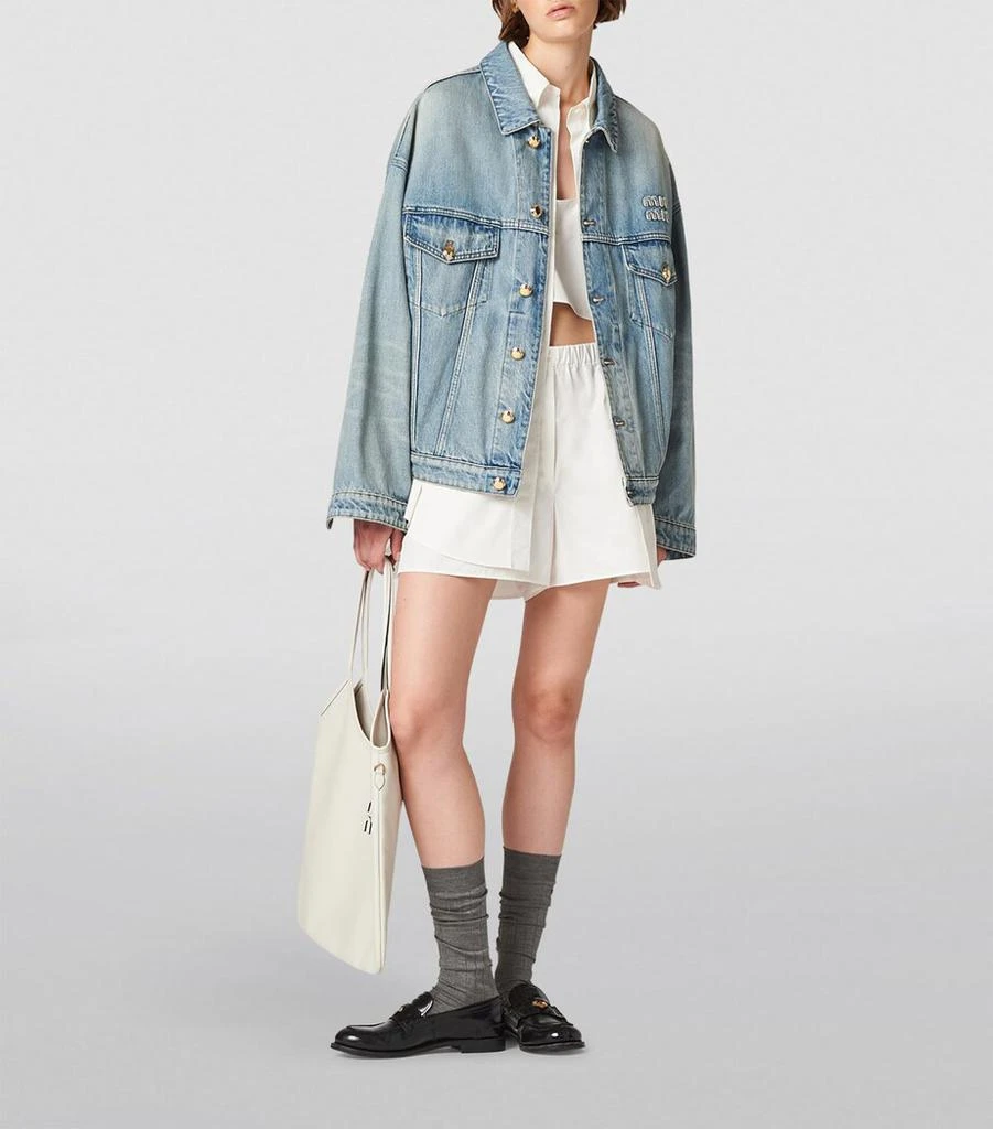 Miu Miu Oversized Denim Jacket 2