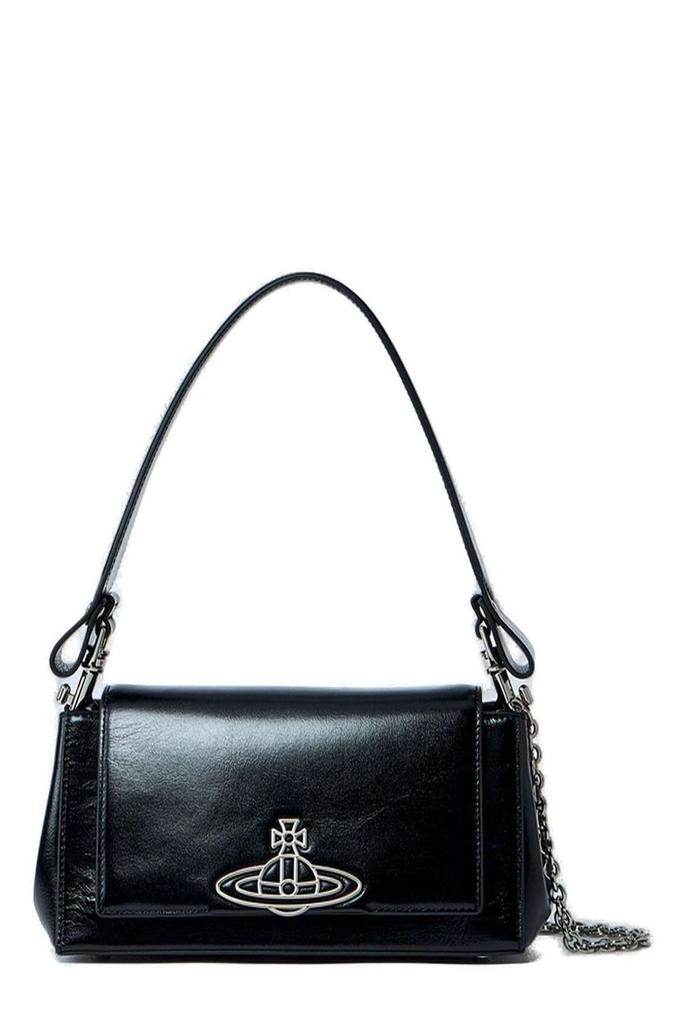 【Vivienne Westwood】Mara Holdall leather tote bag Vivienne Westwood Mara Holdall Leather Tote Bag - Tote Bags