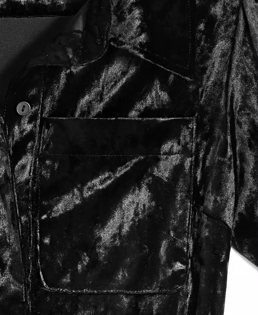 On 34th Women's Velvet Short-Sleeve Jumpsuit, Created for Macy's 6