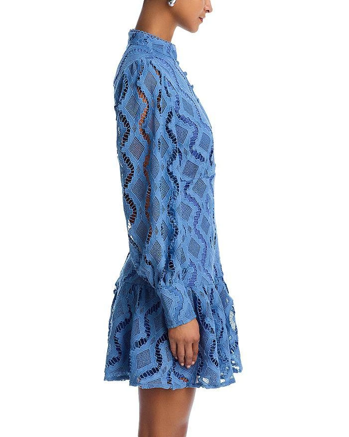 AQUA Wavy Lace Dress - Exclusive 5