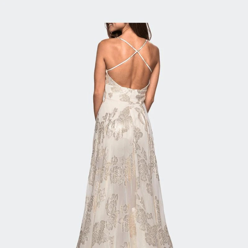 what to wear over formal dress when it's cold 1930s Floral Sheer Drop Waist Dress (as is) – Allegra Vintij