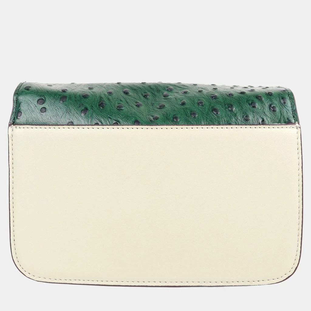 Charriol Charriol Green/Beige/Grey Leather LE REVE Crossbody 3