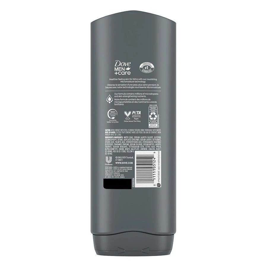 Dove Men+Care Body and Face Wash Hydrating Clean Comfort 2