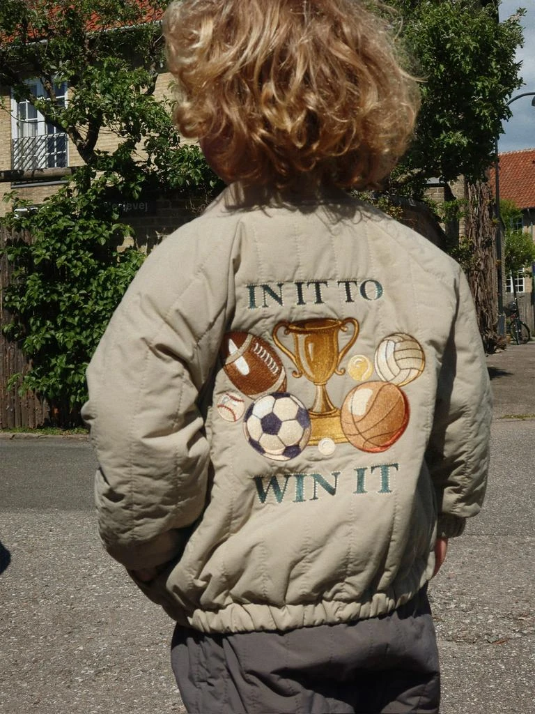 Konges Slojd Konges Sløjd Boys Juno Bomber Jacket in Beige 2