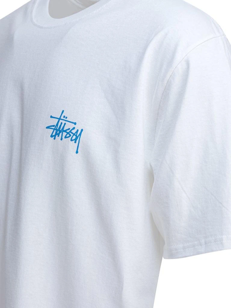 STUSSY Stüssy Logo-Printed Crewneck T-Shirt 4