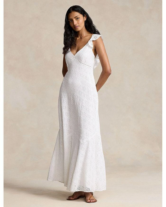 Ralph Lauren Lauren Ralph Lauren Linen Eyelet Maxi Dress 2